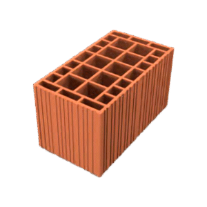 Ladrillo cerámico hueco del 18 portante