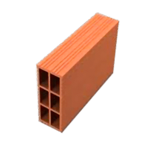 Ladrillo cerámico hueco del 8