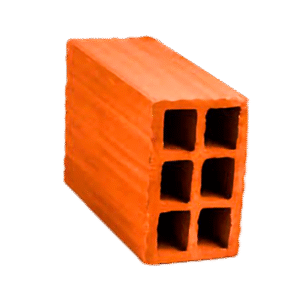 Ladrillo cerámico hueco del 12